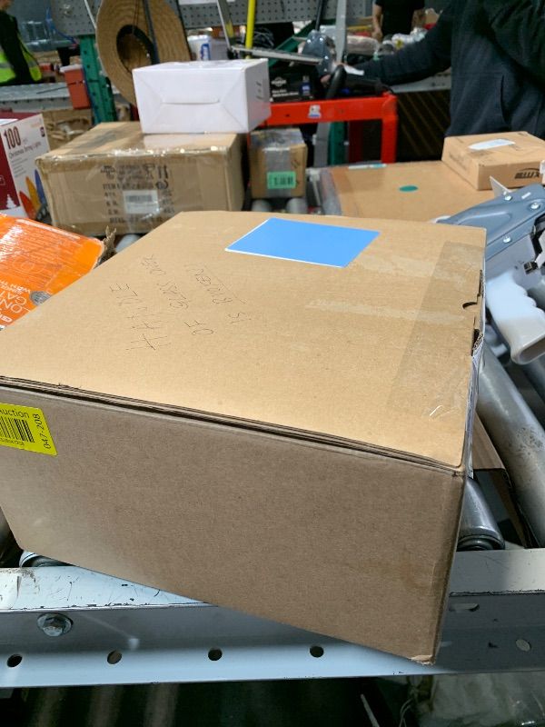 Photo 1 of (SEE NOTES) FANQIEW Glass Microwave Splatter Cover for Food Tall Microwave Cover with White Ceramic Knob 100% Food Safe 10 In Plate Splatter Guard Lid with Vent Hole BPA Free Dishwasher Safe