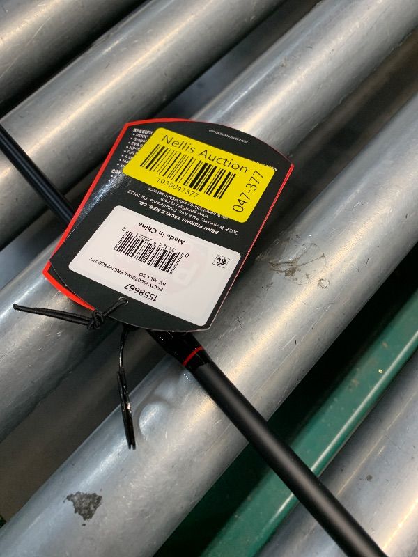 Photo 1 of (MISSING TIP) PENN Fierce IV Spinning Reel and Fishing Rod Combo, Black/Red