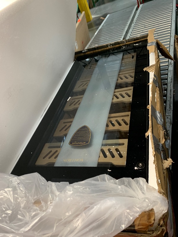 Photo 1 of Cigar Humidor for Aging&Storage, YohTron 88L Constant Humidity&Temperature Cigar Humidor Cabinet with Spanish Cedar Liner&Shelves for Household, Office and Cigar Bar - Black