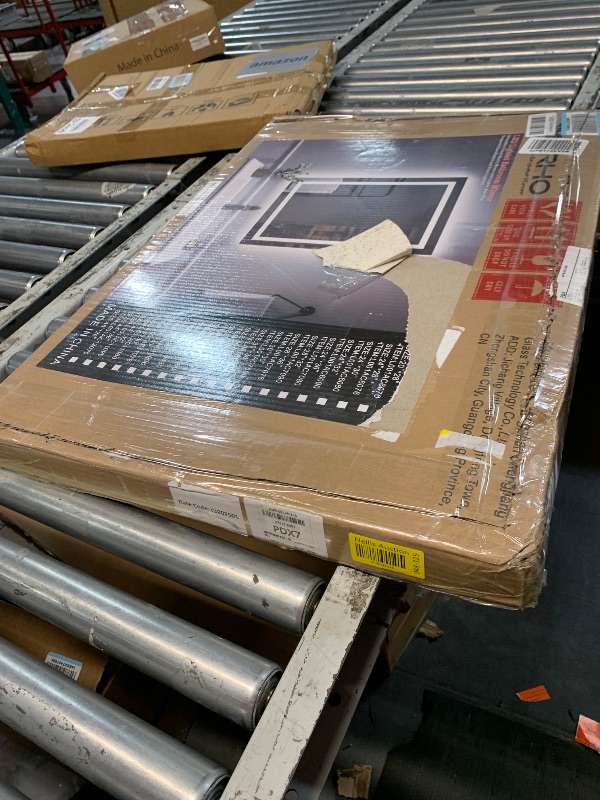 Photo 1 of (UNTESTED) Amorho LED Bathroom Mirror, 20" X28" with Front Light and Backlit, Stepless Dimmable Wall Mount Mirrors, Anti-Fog, Shatter-Proof, Memory, 3 Colors Lihgting, LED Vanity Mirror(Horizontal/Vertical)
