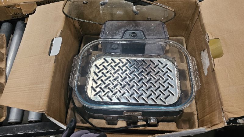 Photo 1 of ***PARTS ONLY***Cuisinart STM-1000 Digital Cook Fresh Digital Glass Steamer, Stainless Steel