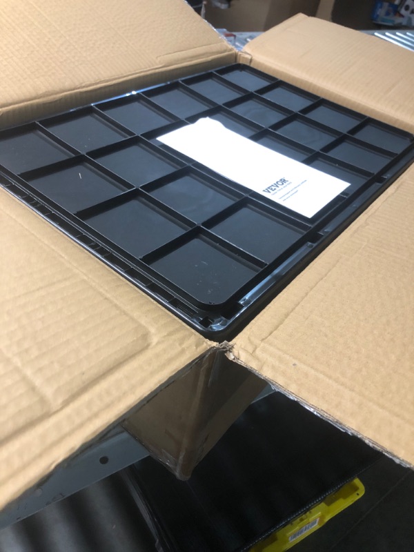 Photo 1 of VEVOR 45L Collapsible Storage Bins with Lids 3 Packs, Stackable Utility Crates with Handles, Large Folding Containers for Organizing Tools, Snacks, Books, Food, Drinks, Camping & Transport