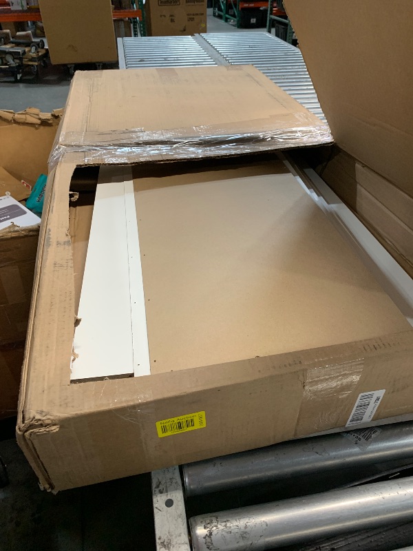 Photo 1 of ***MISSING ITEMS***Sauder Miscellaneous Storage Craft & Sewing Armoire, L: 35.11" x W: 21.81" x H: 61.58", Glacier White finish
