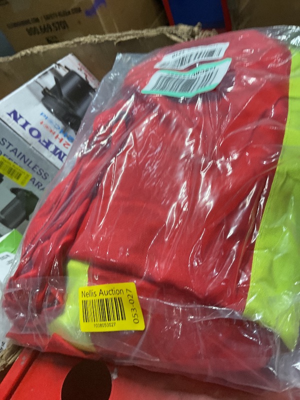 Photo 1 of (MISSING HAT)  Dress Up America Firefighter Costume for Adults - Mens Fireman Costume - Red
