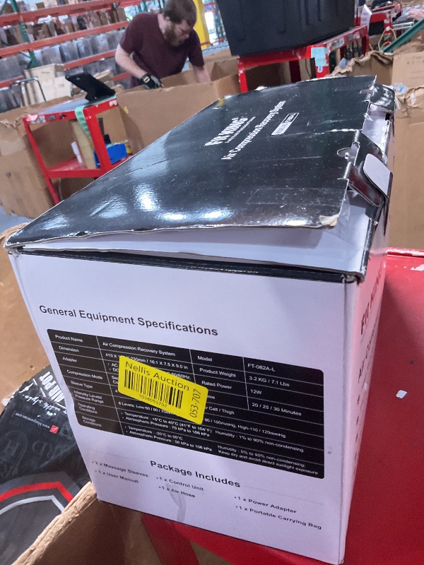 Photo 1 of FIT KING Air Compression Recovery System,Foot and Leg Massage Boots for Blood Circulation and Fast Recovery,Sequential Compression Device for Athletes,FSA-HSA Approved (Large)