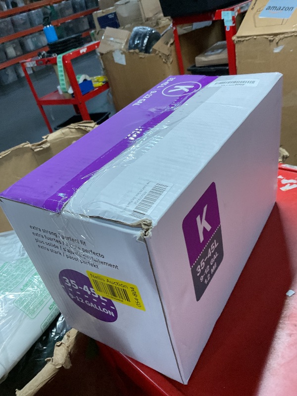 Photo 1 of Code K 200 Count Drawstring Trash Bags 1.2 Mil THICK Heavy Duty | Compatible with simplehuman Code K | White Garbage Can Liners 9-12 Gallon / 35-45 Liter Heavy Duty Plastic Trash Bags