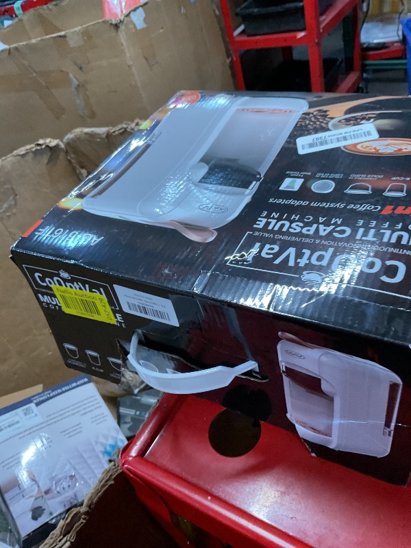 Photo 1 of CoOptVal 19-Bar Small Espresso Machine & Coffee Machine – Single Serve Coffee Maker – Compatible with Nespresso, Keurig K Cup, Ground Coffee – 8-10 Oz Espresso Cup, Hot & Cold Brew, Water Adjustment