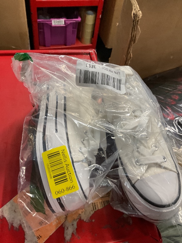 Photo 1 of ***(HEAVILY USED)***
Womens Platform Sneakers Hidden Wedge 3 Inches Height Increase, Canvas Sneakers High Heel Fashion Walking Shoes for Women and Girls