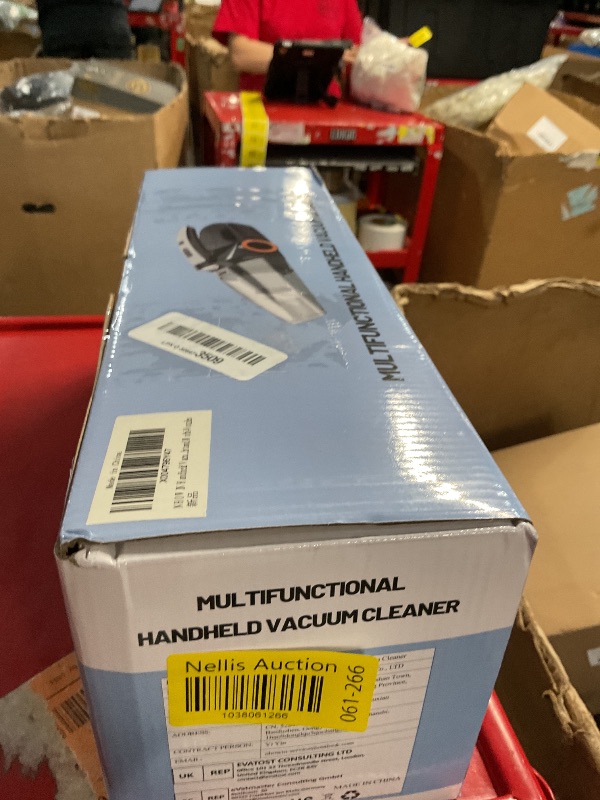 Photo 1 of (MISSING CHARGER) NHOWIN Handheld Vacuum Cordless, Car Vacuum 9500PA with LED Light & 2 Fliters Powerful Suction Portable Handheld Vacuum Rechargeable Hand Held Vacuum Cordless for Home Office Kitchen Car Pets