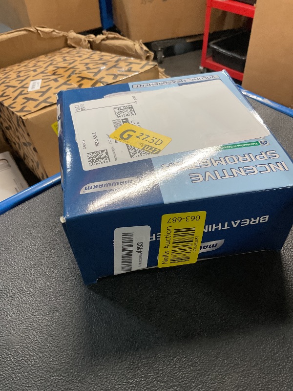 Photo 1 of Incentive Spirometer Adult,Breathing Exercise Device for Lungs,Deep Breathing Trainer for Children and Adult,5000ml Volume Measurement with Flow Rate Indicator.