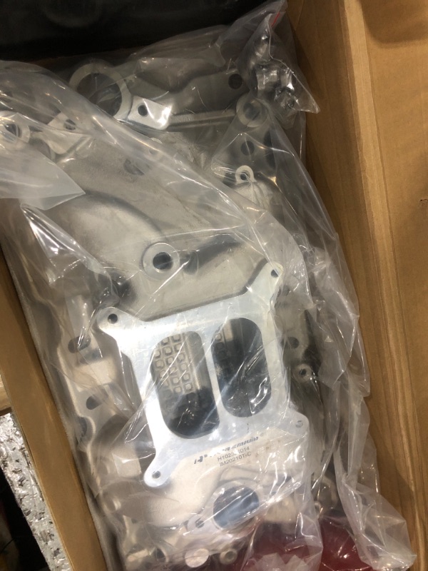 Photo 1 of A-Premium Engine Aluminum Dual Plane High-Rise Intake Manifold Compatible with Chevy SBC, V8 305 327 350 400, 1957-1986, Buick, Cadillac, Chevrolet, GMC, Oldsmobile & Pontiac Vehicles