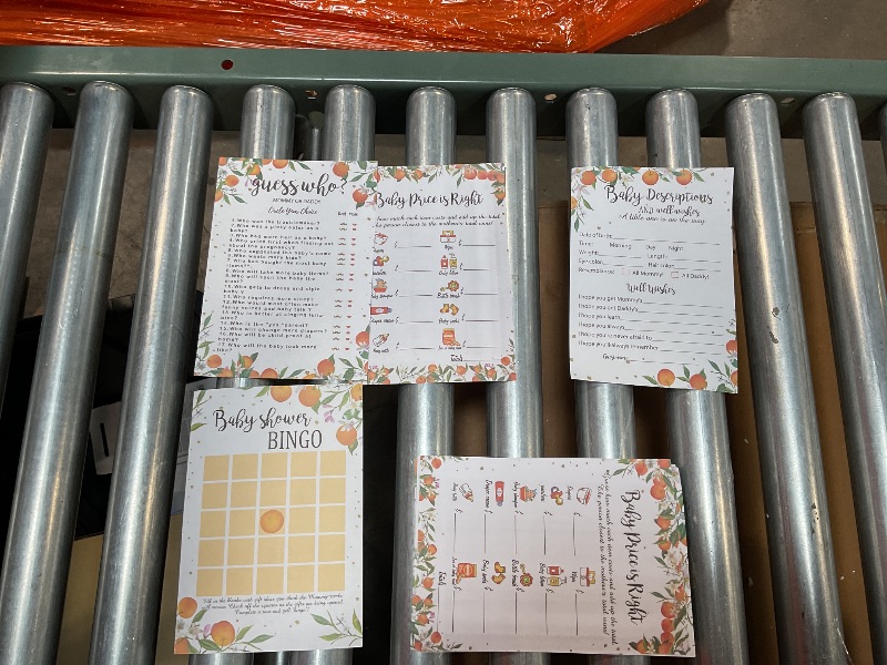 Photo 1 of Baby shower card game sheets. 4 different games