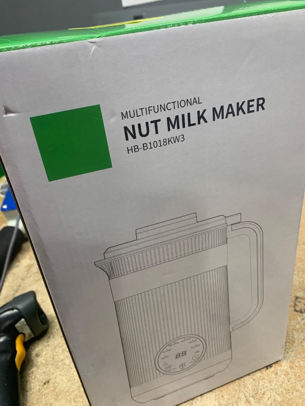 Photo 1 of KIDISLE 32oz Automatic Soy Machine for Homemade Almond, Oat, Coconut, Soy, Plant Based Milks and Non Dairy Beverages with Delay Start/Keep Warm/Self-Cleaning/Boil Water, Black