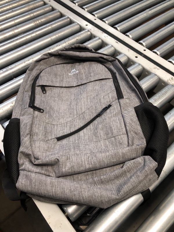 Photo 1 of MATEIN 18 Inch Laptop Backpack, Extra Large Travel Backpack with Luggage Strap and Laptop Compartment for Women Men, TSA Approved Carry On Waterproof Computer Bag, Grey