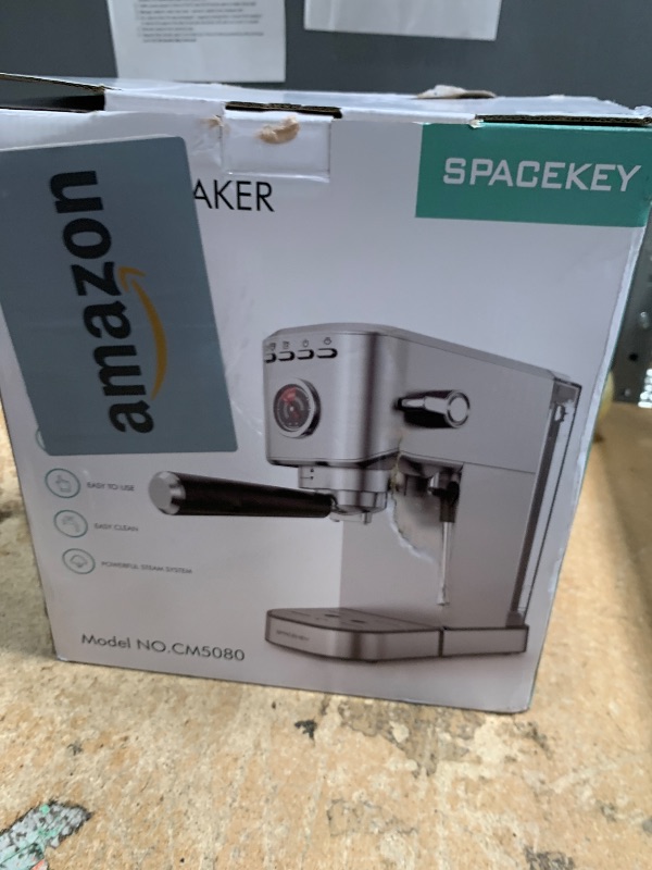 Spacekey Espresso Machine 20 Bar, Professional 1350W Espresso Maker ...