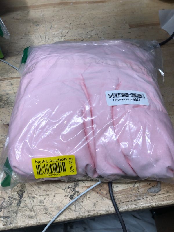 Photo 1 of 1 Pack Pink Table Clothes for 6 Foot Rectangle Tables, One-Piece Wrinkle Resistant Stretch Spandex Table Covers with Skirt for Event Banquet Wedding Birthday Party