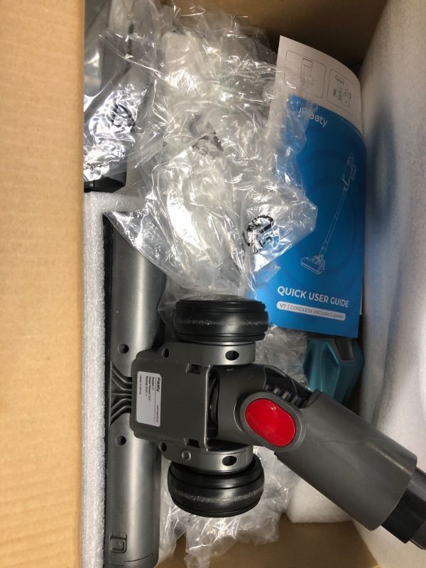 Photo 1 of Cordless Vacuum Cleaner 550W/45Kpa, Stick Vacuum Cleaners 60 Mins Max Runtime with Charging Dock, Self-Standing Handheld Vacuum with Touch Display, 6-in-1 Vacuum Cleaner for Carpet/Hard Floor/Pet Hair**NO S/N 