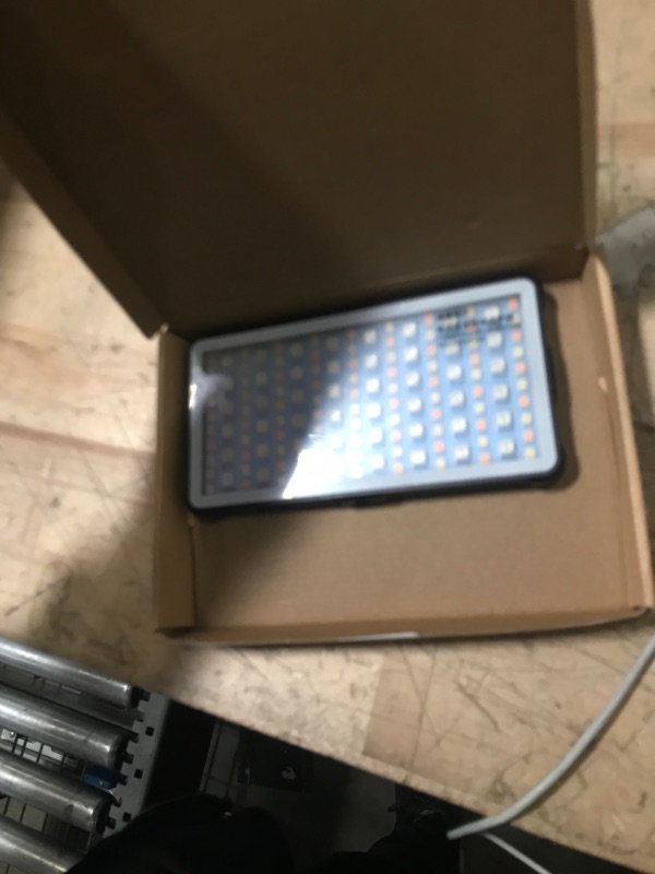 Photo 1 of ENEGON RGB Video Light, Built-in 4000mAh Rechargeable Battery LED Camera Light Full Color 24 Common Light Effects, CRI?95 2500-9000K LED Video Light Panel with Power Bank Function.