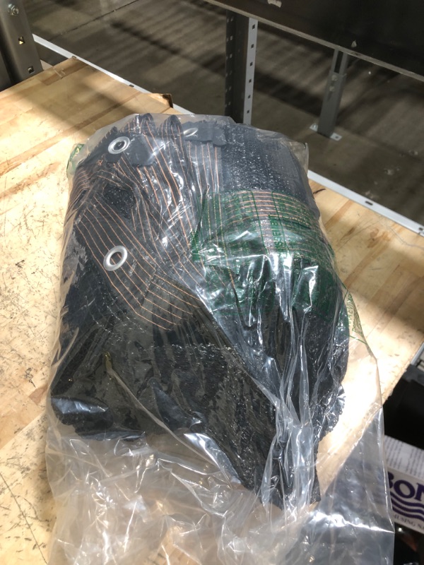 Photo 1 of **DAMAGED 1 CORNER IS RIPPED**
winemana 70% Black Shade Cloth, 12 x 12 FT Durable Mesh Tarp with Grommets, Resistant Garden Sun Shade Netting with Taped Edge for Plant Cover, Greenhouse, Patio, Tomatoes, Chicken Coop, Barn Kennel