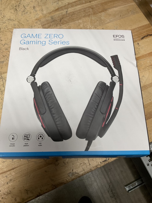 Photo 1 of EPOS Enterprise EPOS I SENNHEISER GAME ZERO Gaming Headset Noise Cancelling Mic PC  Mac Xbox PS4**ORIGINAL SEAL 