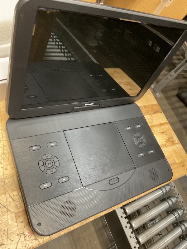 Photo 1 of 17.6" Portable Blu Ray DVD Player with 15.4" Screen, HDMI Input/Output, Sync Screen, 5 Hours Playing Time, 1080P MP4 MKV Video, Surround Audio, USB SD