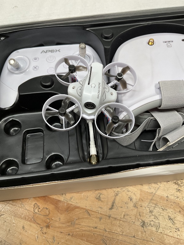 Photo 1 of APEX VR70 FPV Drone Kit, First-Person View with Goggles, Brushed Racing for Beginners Super-Wide 120° FPV, Low-Latency 5.8G Transmission, Drop-resistant, Suitable Novice Practice Drones