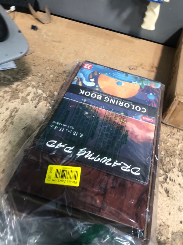 Photo 1 of Caliart Art Supplies, 153-Pack Deluxe Wooden Art Set Crafts Drawing Painting Coloring Supplies Kit with 2 A4 Sketch Pads, Halloween Creative Gift Box for Adults Artist Beginners Kids Girls Boys