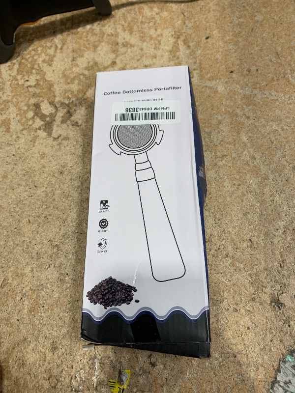 Photo 1 of 51 mm Bottomless Portafilter with Puck Screen, 3 Ears Espresso Portafilter Compatible with Delonghi Dedica EC680, EC685,SMEG & EUPA Coffee Machines,Stainless Steel Portafilter and Rosewood Handle
