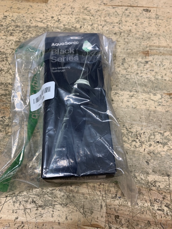 Photo 1 of Aquasonic Black Series Ultra Whitening Toothbrush – ADA Accepted Electric Toothbrush- 8 Brush Heads & Travel Case – 40,000 VPM Electric Motor & Wireless Charging - 4 Modes w Smart Timer