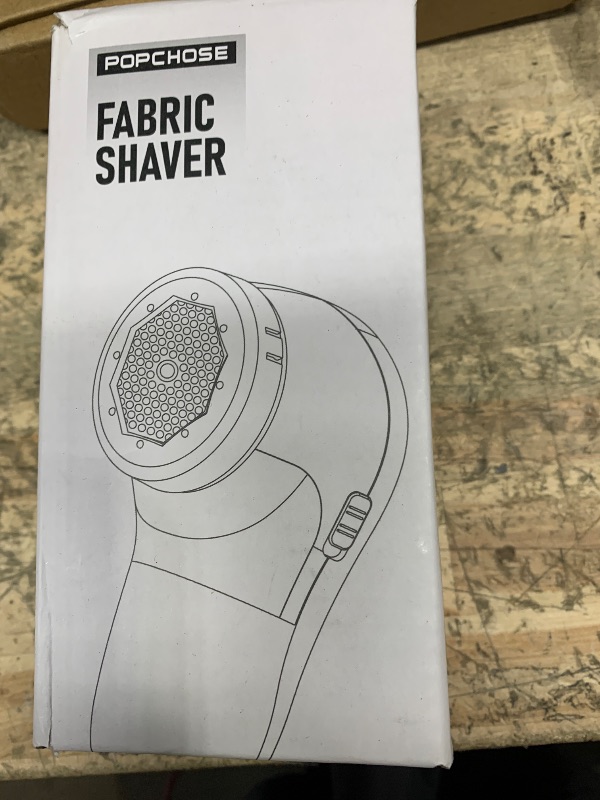 Photo 1 of POPCHOSE Fabric Shaver, Lint Remover for Clothes, Electric Lint Shaver with 6-leaf Blades, Sweater Shavers to Remove Pilling for Clothing, Couch, Furniture, Fuzz, Lint Ball, Pillings, USB Rechargeable