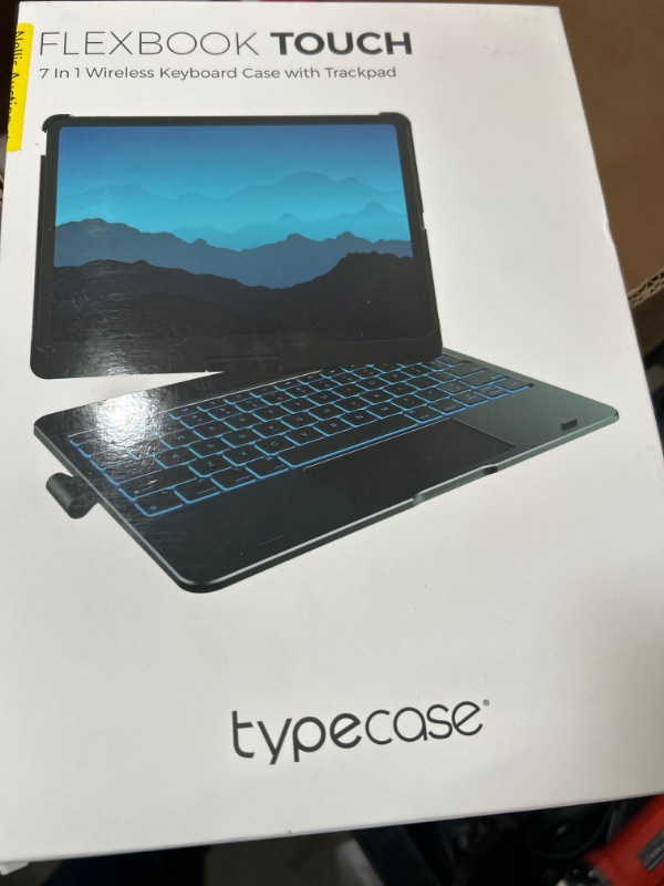 Photo 1 of **PARTS ONLY, NON-FUNCTIONAL, SEVERAL KEYS DO NOT WORK****
typecase Touch iPad 9th Generation Case with Keyboard (10.2", 2021), Multi-Touch Trackpad, 10 Color Backlight, 360° Rotatable, Thin & Light for iPad 8th Gen, 7th Gen, Air 3, Pro 10.5 (Space Gray)