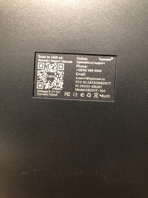 Photo 1 of **PARTS ONLY, NON-FUNCTIONAL, SEVERAL KEYS DO NOT WORK****
typecase Touch iPad 9th Generation Case with Keyboard (10.2", 2021), Multi-Touch Trackpad, 10 Color Backlight, 360° Rotatable, Thin & Light for iPad 8th Gen, 7th Gen, Air 3, Pro 10.5 (Space Gray)