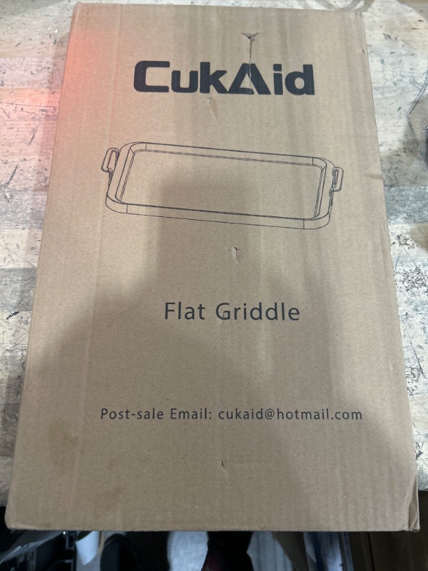 Photo 1 of CukAid Flat Top Griddle for Stovetop,Camping Griddle/Cookware, Flat Top Grill,Non-Stick Griddle Grill Pan, Stove Top Grille,Aluminum Material, Dishwasher Safe
