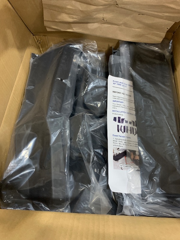 Photo 1 of KEMIMOTO 2024/2025+ XP 4 1000 XXL Wider Fender Flares 4PCS Compatible with 2024/2025+ Polaris RZR XP 4 1000 Extended 8.5 Inches Front & Rear Full Mud Flaps Accessories (Replace #2889133)