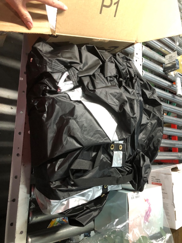 Photo 1 of ***DAMAGED - POLE STRINGS SNAPPED - DIRTY - SEE PICTURES***
Happy Travel Bike Storage Shed Tent,Outdoor Portable Bicycle Storage Sheds with 210D Oxford Fabric PU4000 Waterproof for 2/3/4/6/8 Bikes,Bike Covers Shelter for Motorcycle,Garden Tools,Toys,Lawn 