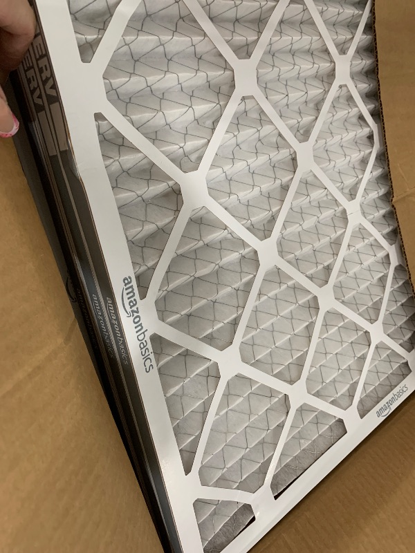 Photo 1 of Amazon Basics 20x25x1 Air Filter 6 Pack, Merv 8 AC Furnace Filters