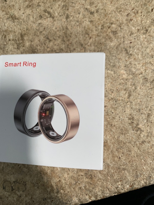 Photo 1 of 2025 New Smart Ring Health Tracker for Men Women - IP68 Waterproof Fitness Ring with Sleep Tracker/Heart Rate/Blood Oxygen/Steps/Distance/Calories, Air Shutter, Charging case Up to 7-Day, Silver #8