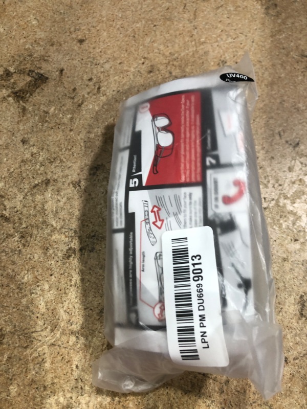 Photo 1 of NoCry Safety Glasses Over Eyeglasses for Men and Women with Anti Scratch Lenses and Integrated Side Shields — Adjustable Temples with Anti-Slip Tips — 100% UV Protective Eyewear — ANSI Z87 Certified