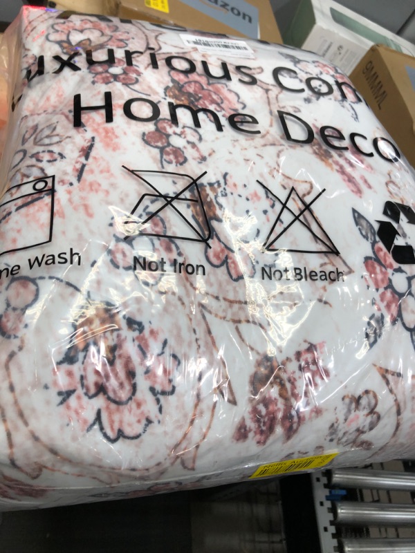 Photo 1 of Lahome Washable Pink Round Rug 8ft, Soft 8x8 Circle Rugs for Bedroom Girls Nursery, Floral Round Living Room Rug Non-Slip, Pastel Circular Carpet for Indoor Floor Home Office Decor