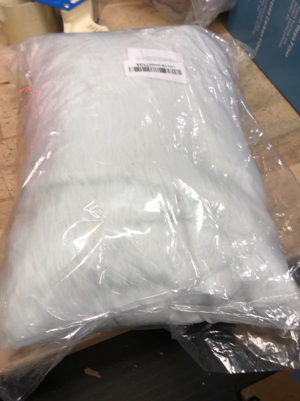 Photo 1 of 60 Inch Christmas Tree Skirt, Extra Large Thick Faux Fur, White Plush Velvet for Merry Christmas Party Decor