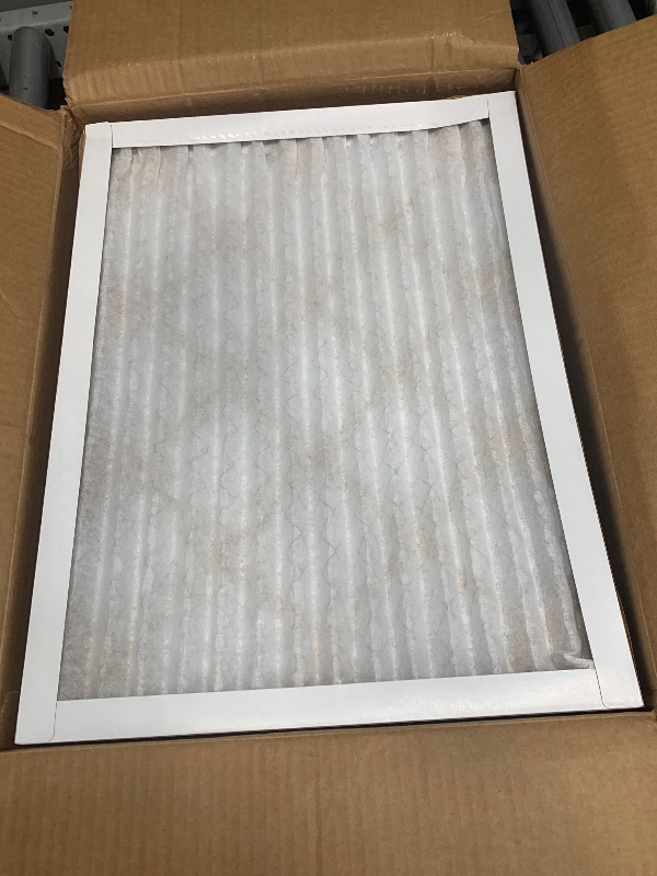 Photo 1 of Aerostar 16x20x1 MERV 6 Pleated Air Filter, AC Furnace Air Filter, 6 Pack (Actual size 15 3/4"x 19 3/4" x 3/4")
