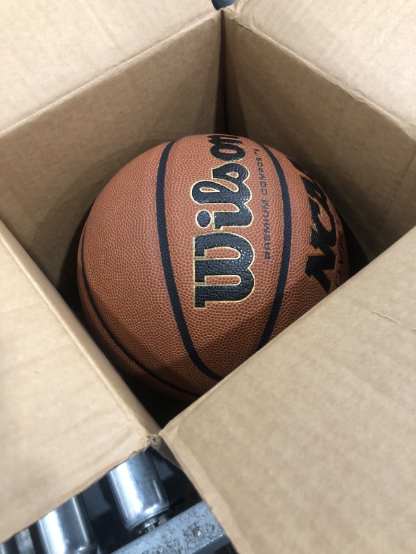 Photo 1 of **color differs from stock photo-see pics** WILSON NBA Forge Pro UV Indoor/Outdoor Basketball , Size 7-29.5"
