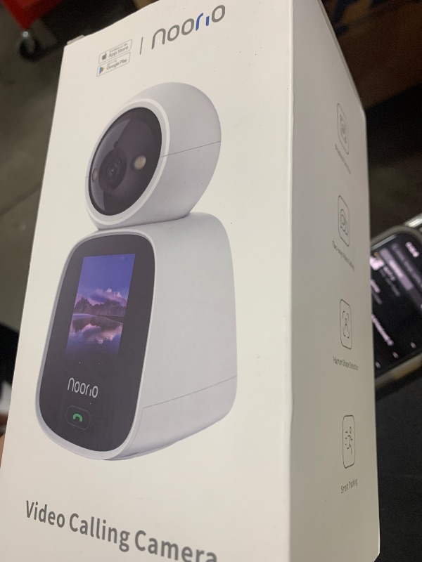 Photo 1 of Noorio 2-Way Video Calling Camera, One Click Call 2K Security Camera Indoor, 360° Pan/Tilt Pet Camera with Phone App, Color Night Vision Baby Monitor/Dog Camera, CL200