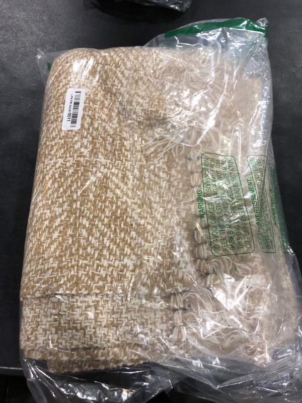 Photo 1 of Collive Long Hallway Runner Rug 2.6' x 7', Washable Runner Indoor Entryway Rug, Tan/Cream Braided Woven Kitchen Runner Rugs Low-Profile Front Door Floor Carpet for Laundry Room Bedroom Doorway