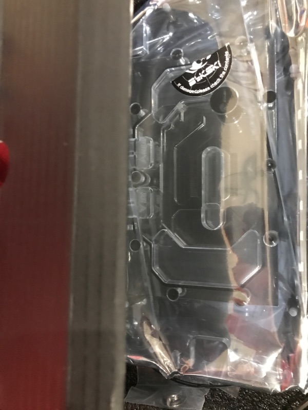 Photo 1 of Copper GPU Water Cooling Block GPU Waterblock Graphics Card Water Cooling Block for Asus Tuf GeForce RTX 4070 Ti 12G Gaming (5V ARGB RBW Aura Effect LED Lights GPU Block with Backplate)