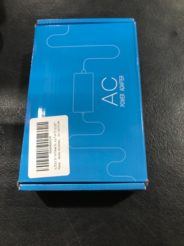 Photo 1 of ALITOVE 5V 10A Power Supply Adapter AC/DC Converter 100-240V AC to DC 5 Volt 50W 10Amp 9A 8A 7A 2A Transformer with 5.5x2.5mm Plug for WS2812B WS2813 WS2811 W2813 SK6812 LED Strip Pixel String Light