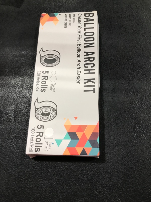 Photo 1 of Balloon Arch Kit, 82ft Easy DIY Balloon Decorating Garland Strip and 500Pcs Glue Point Dots Tape for Balloon Arch, Decorations Making