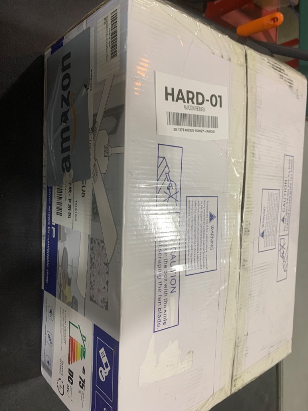 Photo 1 of 52 inch Modern Ceiling Fans with Lights APP/Remote Control, Low Profile Reversible 6 Speeds Dimmable Ceiling Fan Light for Indoor/Outdoor Bedroom Living Room?Brown?