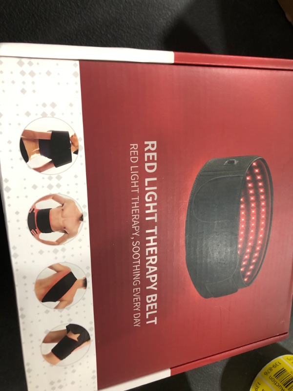 Photo 1 of Red Light Therapy for Body, Infrared Light Therapy for Shoulder Waist Muscle Pain Relief, Upgraded 3 in 1 Led Beads, 660nm Red Light &850nm Near Infrared Light Therapy Belt Wrap Timer Remote Control