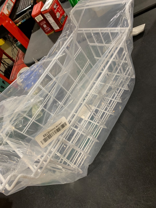 Photo 1 of Orgneas 17.5 Inch Freezer Organizer Bins for Chest Freezer Refrigerator Basket Storage Rack Bins Deep Freezer Metal Wire Baskets 2Packs